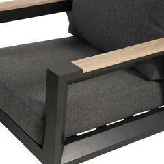 Apollo 5-Seater Aluminum Outdoor Sofa Set W/Cushions (210 x 88.5 x 65 cm)