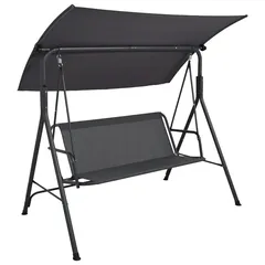 Monaco 3-Seater Steel Textilene Swing (170 x 110 x 153 cm)