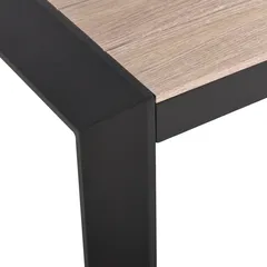 طقم سفرة خارجي ألومنيوم 6 مقاعد مع وسائد أبولو (68.5 × 65 × 91 سم)