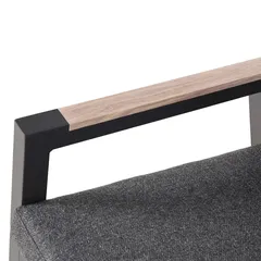 طقم سفرة خارجي ألومنيوم 6 مقاعد مع وسائد أبولو (68.5 × 65 × 91 سم)