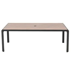 طقم سفرة خارجي ألومنيوم 6 مقاعد مع وسائد أبولو (68.5 × 65 × 91 سم)