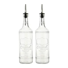 La Maison Glass Oil & Vinegar Bottle Set (750 ml)