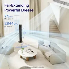 Levoit Silent Tower Fan W/Smart Control, LTF-F422S-WAE (30 W)