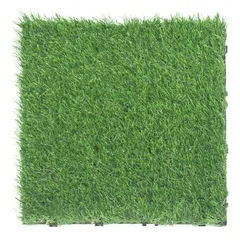 Artifical Grass Floor Decking Tiles (Green,30 x 30 x 2 cm, 11 Pc.)