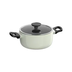 Berghoff Glints Slate Non-Stick Cookware Set (24 cm, Green, 7 Pc.)