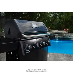 Broil King Crown 410 LX Shadow 4-Burner Gas Grill, 865953