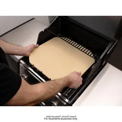 Broil King Baron Crown Pizza Grilling Stone (42.56 x 4.55 x 47.63 cm, Yellow)