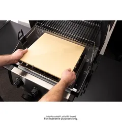 Broil King Monarch Grilling Pizza Stone (41.28 x 5 x 41.28 cm, Yellow)