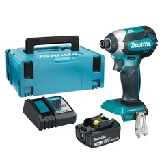 Makita Cordless Impact Driver W/Battery & Charger, DTD153RF1J (18 V)