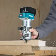 Makita Cordless Router Trirmmer W/Battery & Charger, DRT50RF1J (18 V)