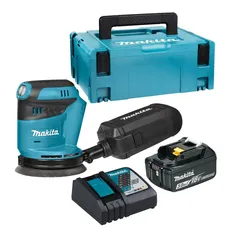 Makita Orbit Cordless Sander W/Battery & Charger, DBO180RF1J (18 V)