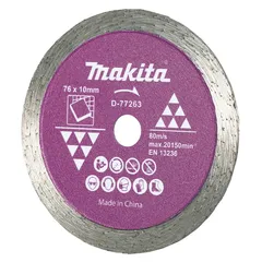 Makita Diamond Wheel Continuous Rim For Tile, D-77263 (7.6 cm)