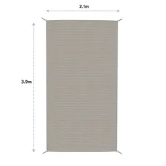 Coolaroo HDPE Ready-To-Hang Rectangle Shade Sail (390 x 210 cm)