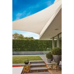 Coolaroo HDPE Commercial Grade Triangle Shade Sail (300 x 300 cm, Shell)