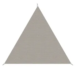 Coolaroo HDPE Ready-To-Hang Triangle Shade Sail (300 x 300 cm, Stone)