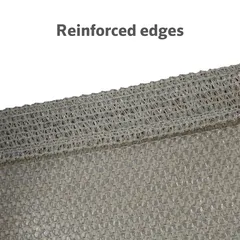 Coolaroo HDPE Ready-To-Hang Triangle Shade Sail (300 x 300 cm, Stone)