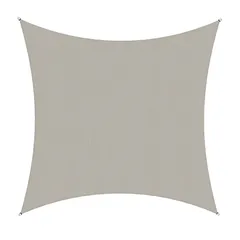Coolaroo HDPE Commercial Grade Square Shade Sail (540 x 540 cm, Shell)