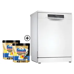 Bosch Series 6 Freestanding Dishwasher, SMS6HMW76M (14 Place Setting)