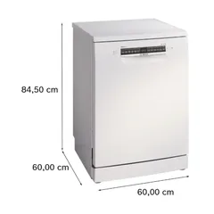 Bosch Series 4 Freestanding Dishwasher, SMS4HMW65M (14 Place Setting)