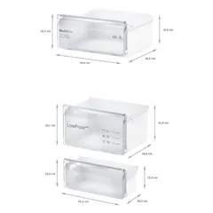 Bosch Series 2 Built-In Bottom Freezer Refrigerator, KIV87NSE0M (270 L)