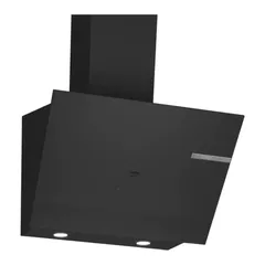 Bosch Series 6 Wall-Mounted Inclined Chimney Hood, DWK67PJ60M (Black, 39 x 59.6 x 40 cm)