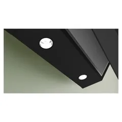 Bosch Series 6 Wall-Mounted Inclined Chimney Hood, DWK67PJ60M (Black, 39 x 59.6 x 40 cm)