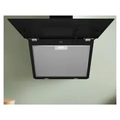 Bosch Series 6 Wall-Mounted Inclined Chimney Hood, DWK67PJ60M (Black, 39 x 59.6 x 40 cm)