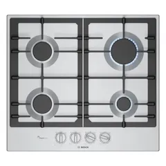 Bosch Series 6 Built-In 4-Burner Gas Hob, PCP6A5I90M (52 x 58 x 5.15 cm)