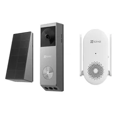 Ezviz  Wi-Fi Smart Battery-Operated Video Doorbell, CS-EP3X Pro (3 MP + 2 MP)
