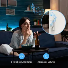 Ezviz Smart Wi-Fi Chime Battery-Operated Video Doorbel, CS-CH1