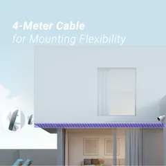 Ezviz Smart Detector Outdoor Security Camera, CS-EB3/SP (3 MP)