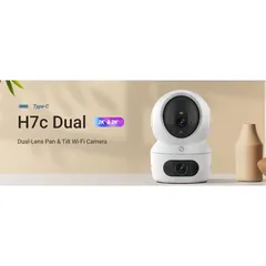 Ezviz Wi-Fi H Dual-Lens Pan & Tilt Camera, CS-H7c (4 MP)