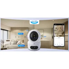 Ezviz Wi-Fi H Dual-Lens Pan & Tilt Camera, CS-H7c (4 MP)
