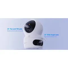 Ezviz Wi-Fi H Dual-Lens Pan & Tilt Camera, CS-H7c (4 MP)