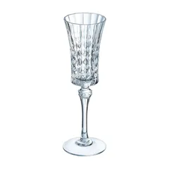 Cristal d'Arques Lady Diamond Flute Glass Cup Set (150 ml, 4 Pc.)