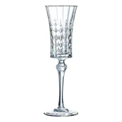 Cristal d'Arques Lady Diamond Flute Glass Cup Set (150 ml, 4 Pc.)