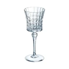 Cristal d'Arques Lady Diamond Stem Glass Cup Set (190 ml,  4 Pc.)