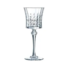 Cristal d'Arques Lady Diamond Stem Glass Cup Set (270 ml,  4 Pc.)