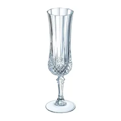 Cristal d'Arques Elegant Flute Glass Cup Set (120 ml,  4 Pc.)