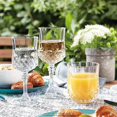 Cristal d'Arques Elegant Tumbler Glass Set (230 ml, 4 Pc.)