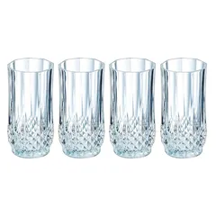 Cristal d'Arques Elegant Tumbler Glass Set (280 ml, 4 Pc.)