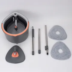 Holamopa Triangle Spin Mop & Bucket