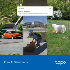Tapo Pan-Tilt Outdoor Security Wi-Fi Camera, C560WS