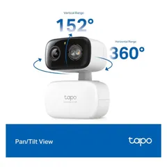 Tapo Pan-Tilt Indoor/Outoor Security Wi-Fi Camera, C216