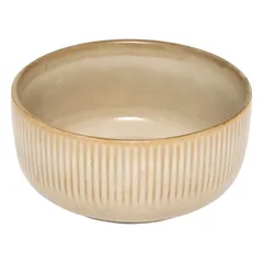 طبق شوربة خزف حجري إس جي كلوي (بيج، 14.2 سم)