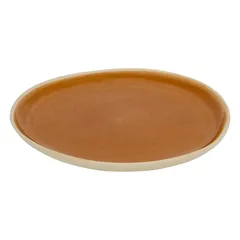 SG Wonja Earthenware Flat Plate (27 cm, Ochre)