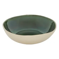 SG Wonja Earthenware Soup Plate (18.8 cm, Green)