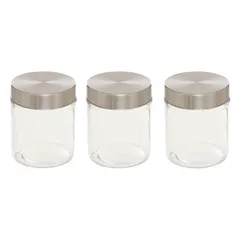 5Five Nixo Glass Spice Jar Set (700 ml, 3 Pcs.)
