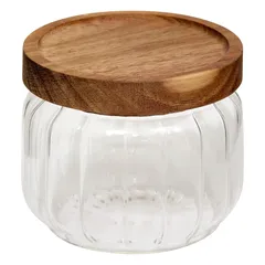 5Five Harmony Glass Jar with Acacia Lid (300 ml)