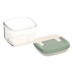 علبة تخزين بلاستيك مربعة 5فايف (400 مل، 11.9 × 11.9 × 8.4 سم)